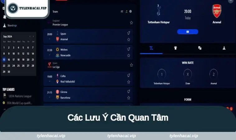 Các điều cần chú ý