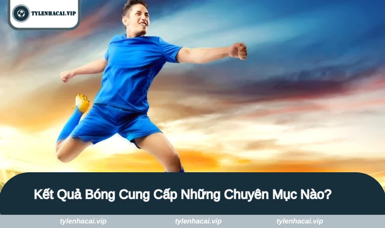 Những chuyên mục chính trong kết quả trận đấu